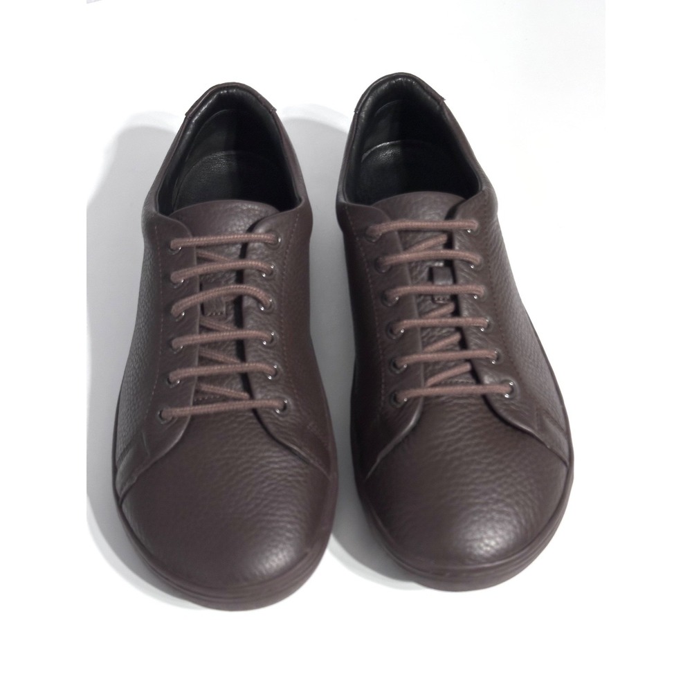 Birchbury Bramfords Shoes Mens Size 10 Brown Leather Sneakers Minimalist